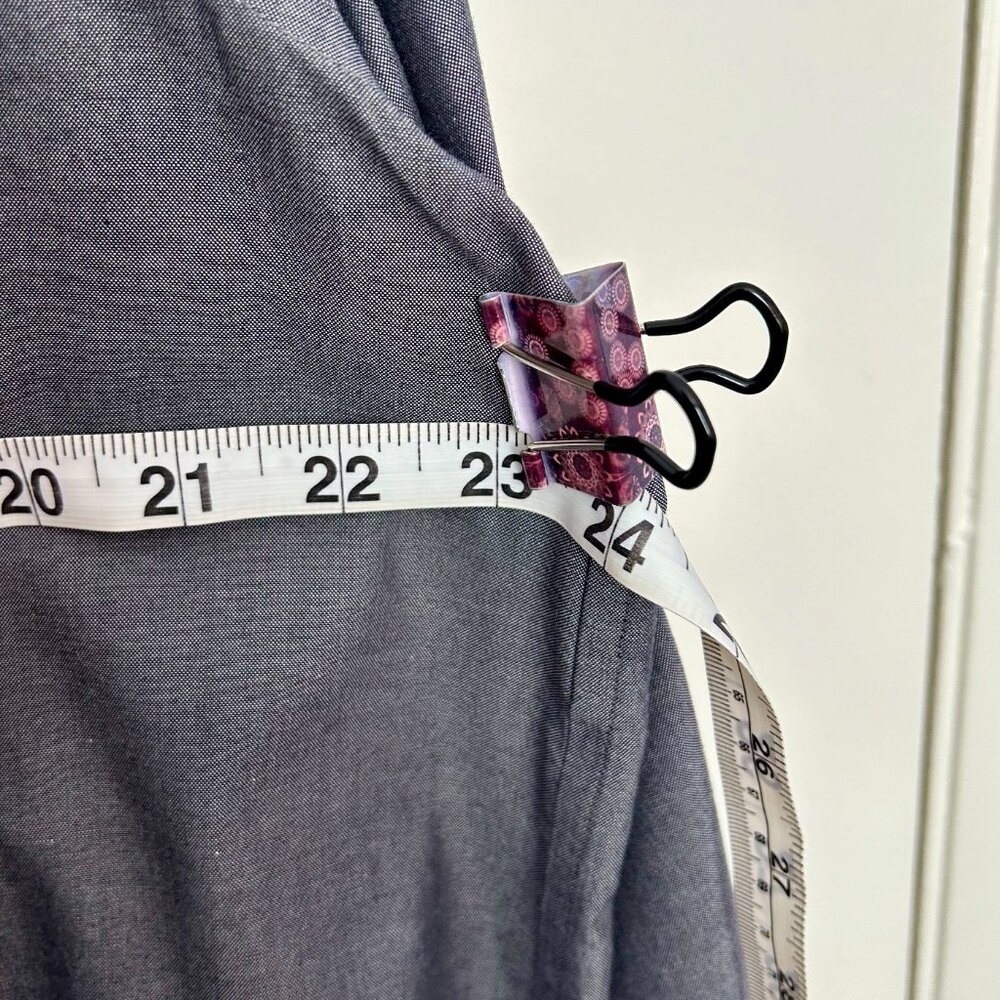Gold Label Investments Dark Gray Button Down Shirt in sz 20W - Picture 5 of 5